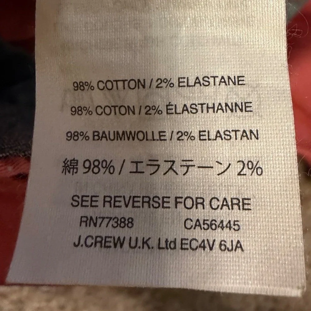 J.‎ Crew Stretch Chino Shorts Coral Pink Men's Size 31 Casual Summer